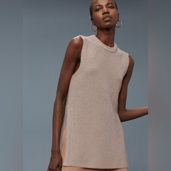 Wilfred Palmier Sleeveless Knit Top/Sweater - Picture 1 of 11